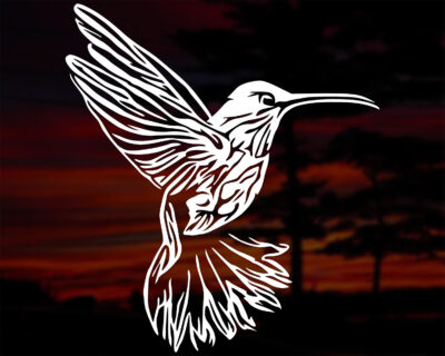 Hummingbird Decal - Evoke Decals