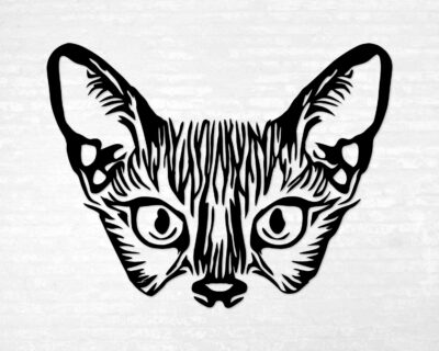 Cat Face Decal - Evoke Decals