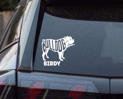 Bulldog Decal - Evoke Decals