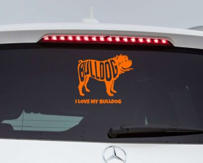 Bulldog Decal - Evoke Decals