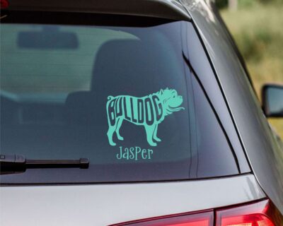 Bulldog Decal - Evoke Decals