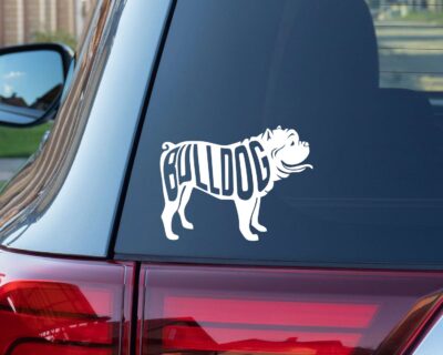 Bulldog Decal - Evoke Decals