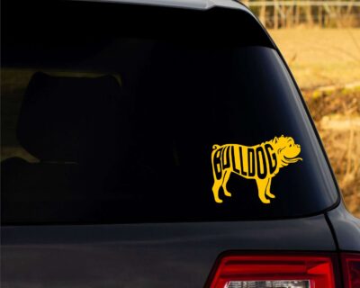 Bulldog Decal - Evoke Decals