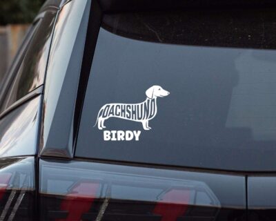 Dachshund Vinyl Decal - Evoke Decals