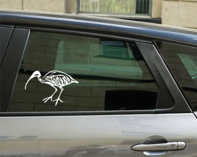 An artistic silhouette of an Ibis, also commonly known in Australia as the iconic Bin Chicken.