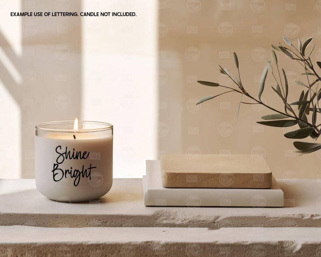 Custom Vinyl Lettering Decals – Evoke Decals