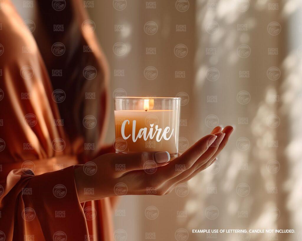 Custom Vinyl Lettering Decals – Evoke Decals