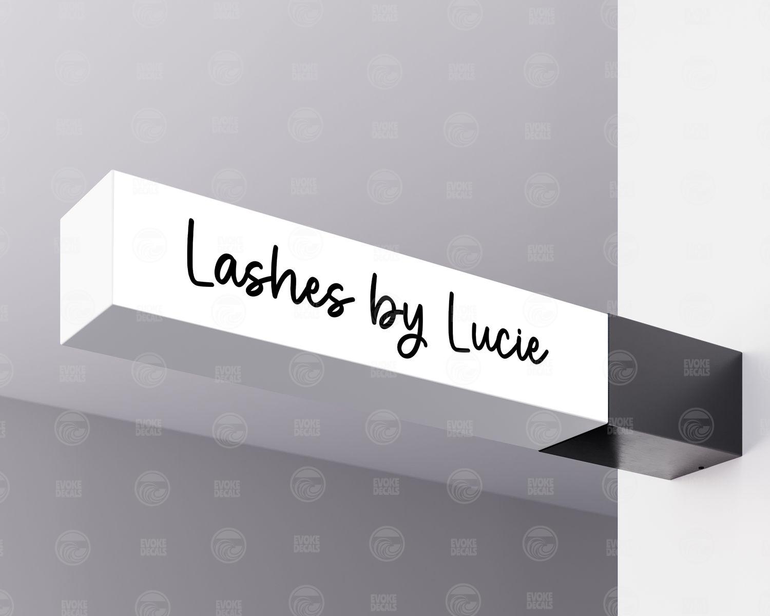 Lettering - Single Line - Evoke Decals