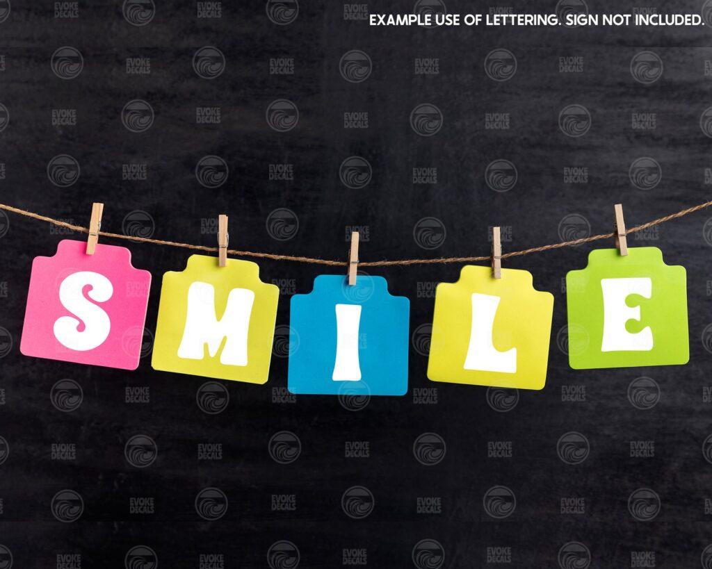 Custom Vinyl Lettering Decals – Evoke Decals