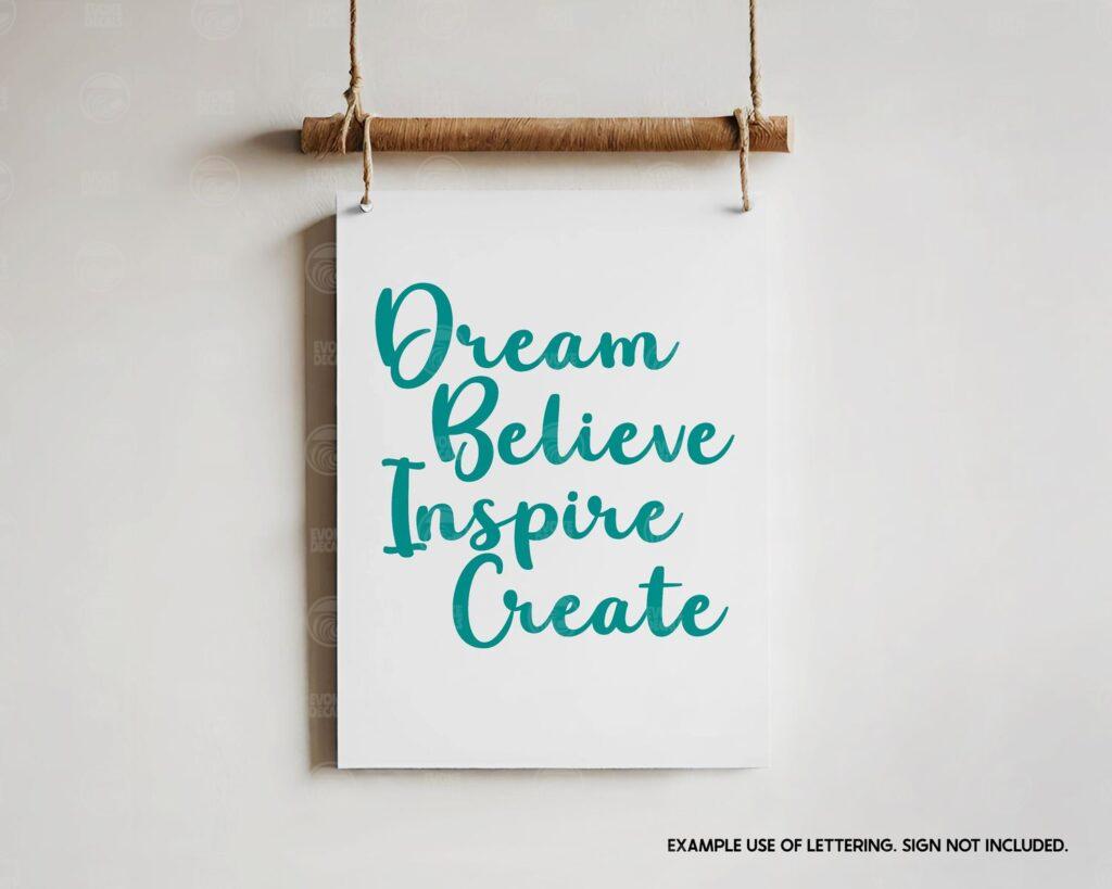 Custom Vinyl Lettering Decals – Evoke Decals