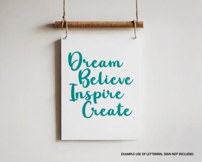 Custom Vinyl Lettering Decals – Evoke Decals