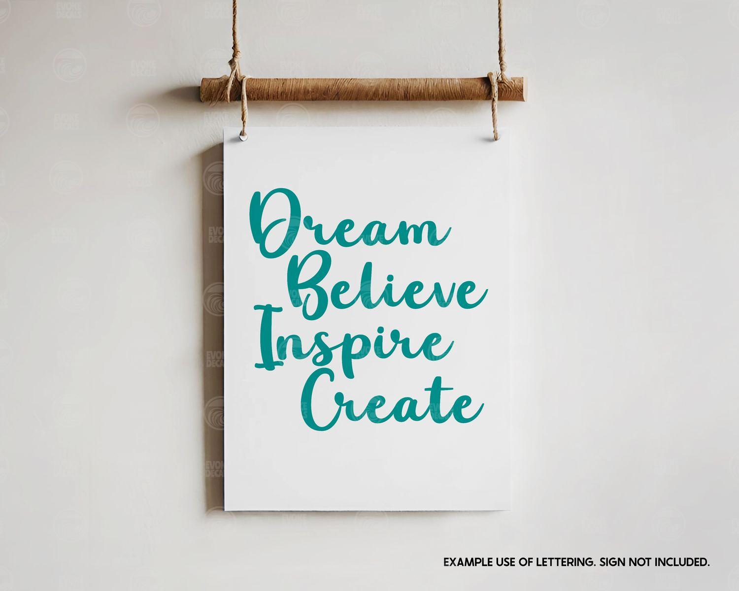 Lettering - Multi Line - Evoke Decals