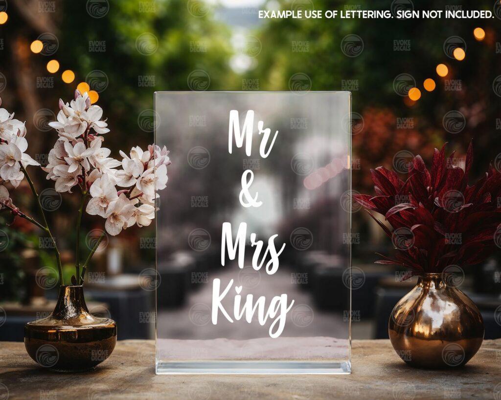 Custom Vinyl Lettering Decals – Evoke Decals