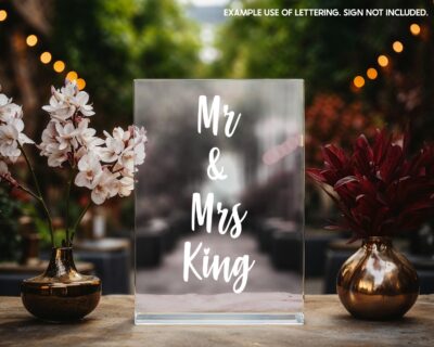 Custom Vinyl Lettering Decals – Evoke Decals