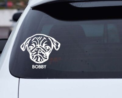 Pug Decal - Evoke Decals