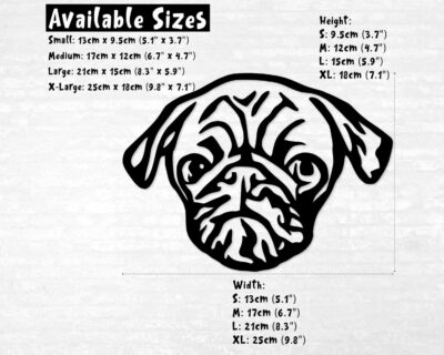 Pug Decal - Evoke Decals