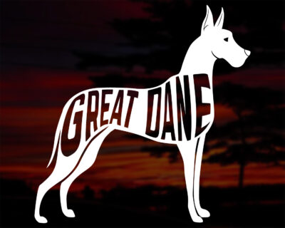 Great Dane Decal - Evoke Decals