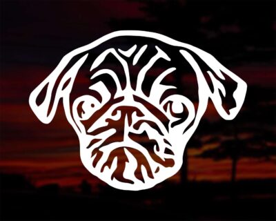 Pug Decal - Evoke Decals