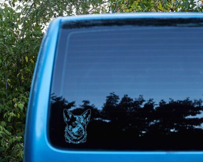 Australian Blue Heeler aka Cattle Dog Decal - Evoke Decals