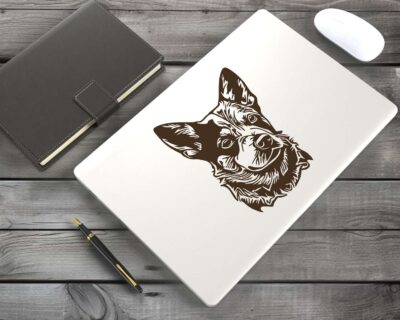 Australian Blue Heeler aka Cattle Dog Decal - Evoke Decals