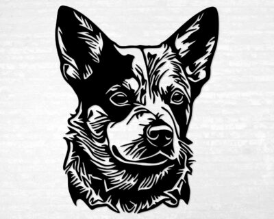 Australian Blue Heeler aka Cattle Dog Decal - Evoke Decals