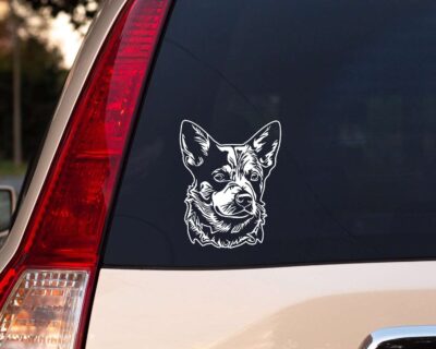 Australian Blue Heeler aka Cattle Dog Decal - Evoke Decals