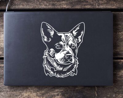 Australian Blue Heeler aka Cattle Dog Decal - Evoke Decals