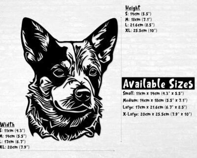 Australian Blue Heeler aka Cattle Dog Decal - Evoke Decals