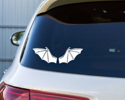 Bat Wings Decal - Evoke Decals