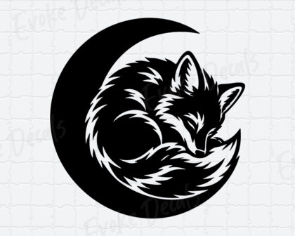 Fox in Moon